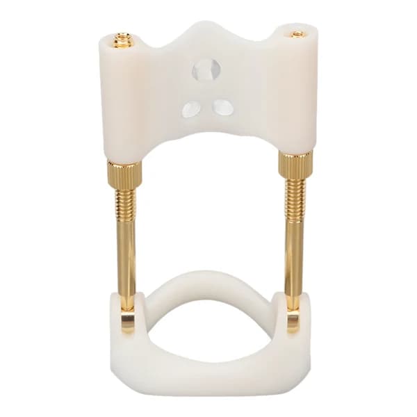 Men's Stretch Tool with Attachment, Adjustable Size, Easy to Disassemble, Strength Training Equipment, White Gold