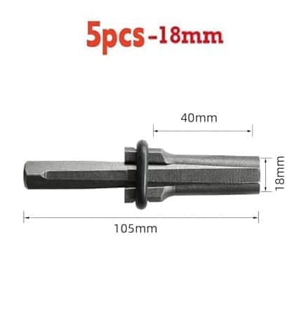 5-pak Sprækkekiler 18mm / Stenkiler til Stensprængning – Kiler