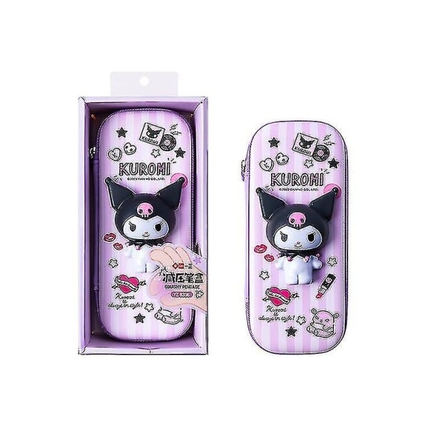 QD-PU Suuri kapasiteetti Penaali Kawaii Hellokitty Cinnamoroll Melody Koulu Kynät Laukku Penaali Tarvikkeet Toimistotarvikkeet