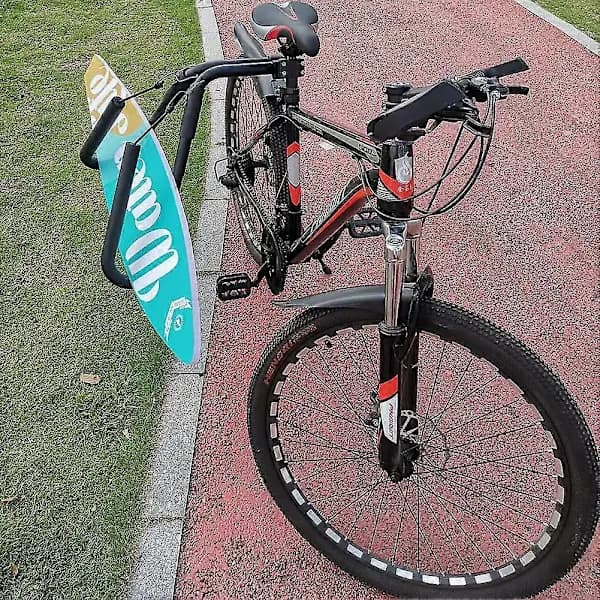 Surfbrætholder til cykel, universal, stabil surfbrætholder til racercykel