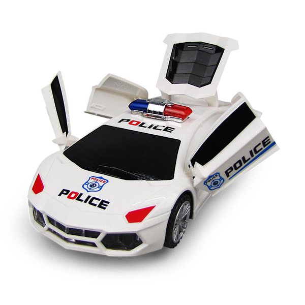 [QD] Sähköinen poliisiauto lelu lapsille, malli musiikilla, valoilla ja driftillä
