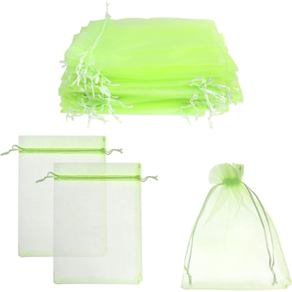 Druebeskyttelsespose, 50 frugtposer, åndbar organza˜QD