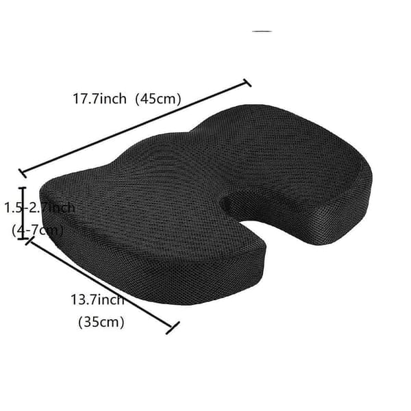 \"QD\"Beauergo Fs Memory Foam Kudde Ergonomisk Bilkontorskudde 45x35x7cm - Svanskotskudde
