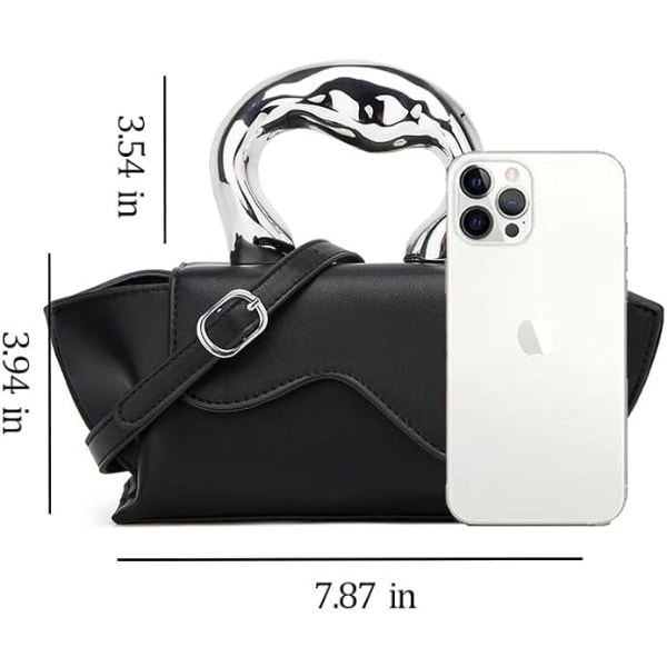 [QD] Tote taske til kvinder Dupes Mini læder Tote Bag Lille personlig Crossbody Håndtasker