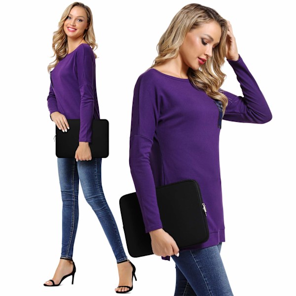 Stilrent fodral 14 tum Laptop / Macbook Svart