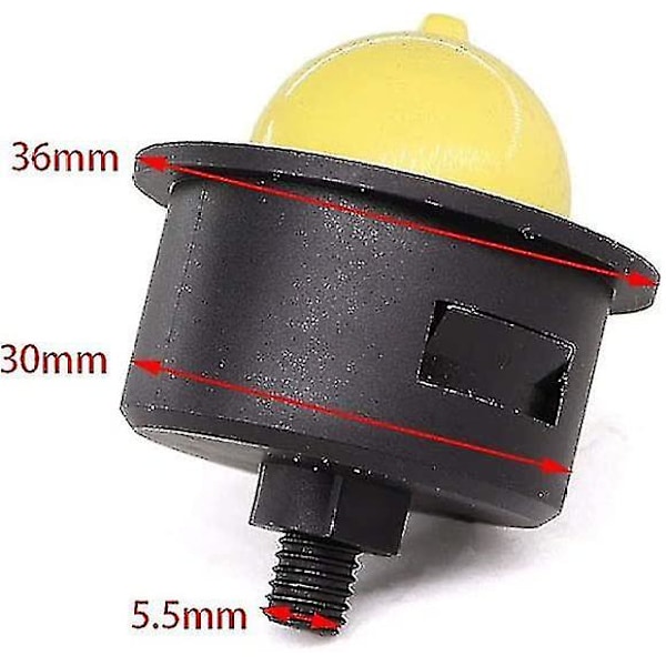 Benzin Pumpe Primer Pumpe til Hecht 40 541sx 5410sh 553sx Serien Plæneklippere (3-Pak)[qu)