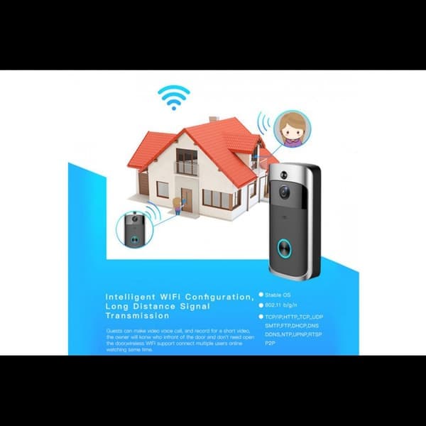Wireless Doorbell w. Camera and Wifi