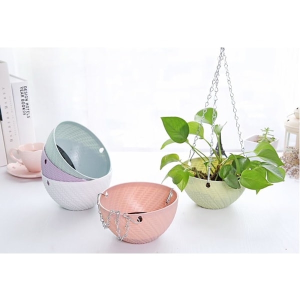 5 stk hengende blomsterpotter innendørs utendørs[qu)