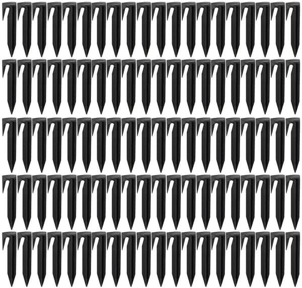 Markpinnar, ankare, för robotgräsklippares begränsningskabel, 100-pack