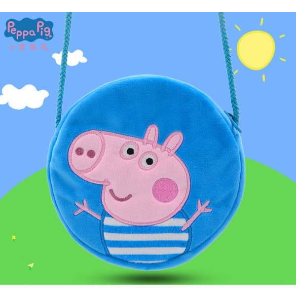 Greta Gris Peppa Pig Förskolevaska Axelväska George Blå_qq