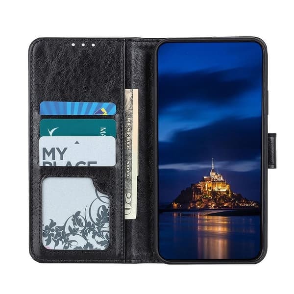\"QD\" Samsung Galaxy A02s Lompakkokotelo - Musta