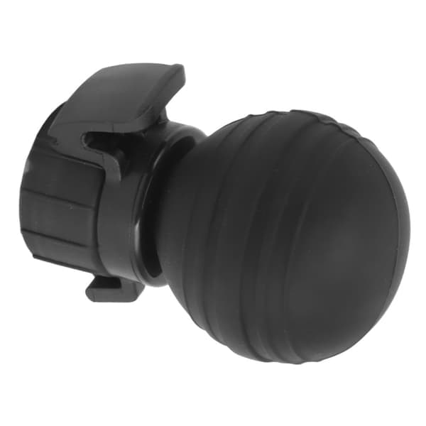Silikonläskflasklock - Läcksäker Fizz Keeper Pumpkork Sparpropp (svart)