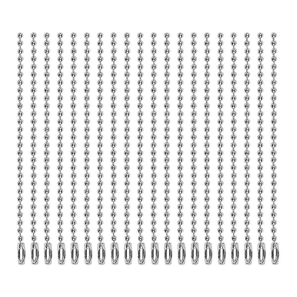 \"QD\" 1,5 mm Kulkedja Halsband Armband Nyckelring Smycke Hänge Dekoration för Män