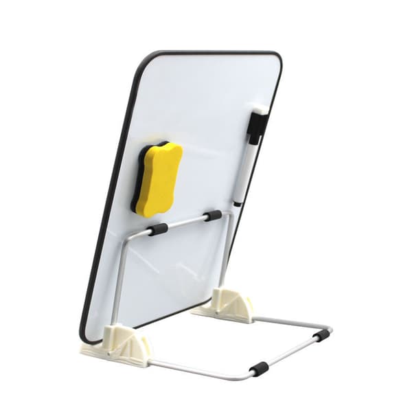 Magnetisk whiteboard - 21x30cm - inklusive stativ - 2 markörer + sudd