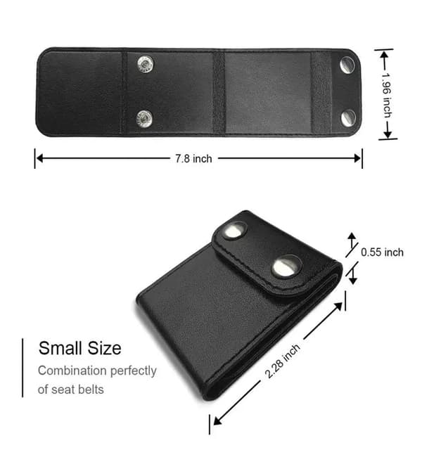 Universal Comfort Auto Adjuster Positioner Låsklämma Skydd för Vuxna Barn - 2-pack (Svart)