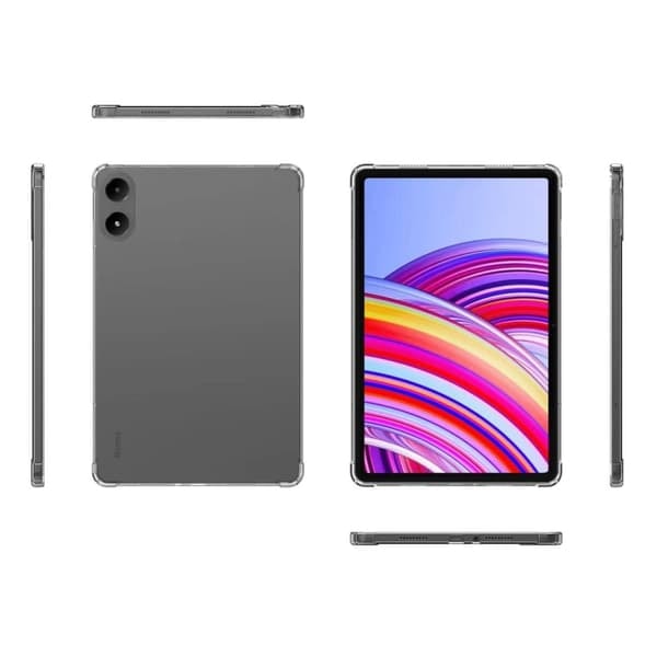 \"QD\" Fodral för Xiaomi Redmi Pad Pro / Redmi Pad Pro 5G Skydd Transparent Surfplatta TPU-skal
