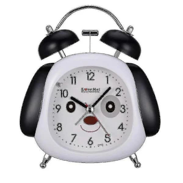 Väckarklocka Analog Hund Barn Väckarklocka Dubbel Klocka Analog Quartz Väckarklocka