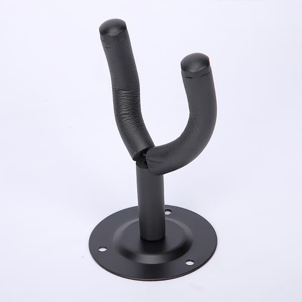 Guitar Hangers, Vægbeslag til guitar, bas, ukulele 2-pak Sort
