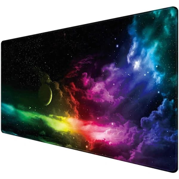 QD-Spillematte, XXL Stor musematte 900x400mm, Datamaskintastatur