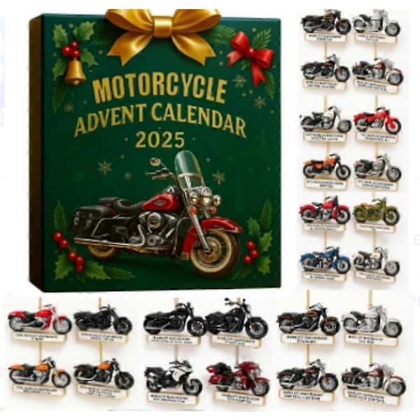 Superbils Adventskalender Överraskningslåda Julgransdekoration