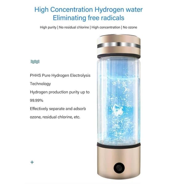 380 ml hydrogenvannkopp, elektrolyserende hydrogenvanniongenerator for hjemmekontor og reiser
