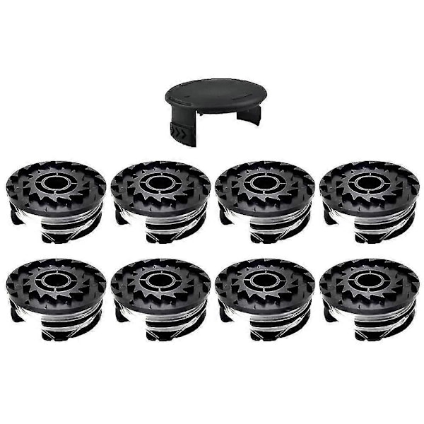 Parkside-ruohonleikkuriin 8 puolaa + 1 puolan suojus, ruohotrimmerin lisävarustesetti, TLP-01 / TLP-01-1 S2024_ufo 8 Spool + 1 Spool Cap