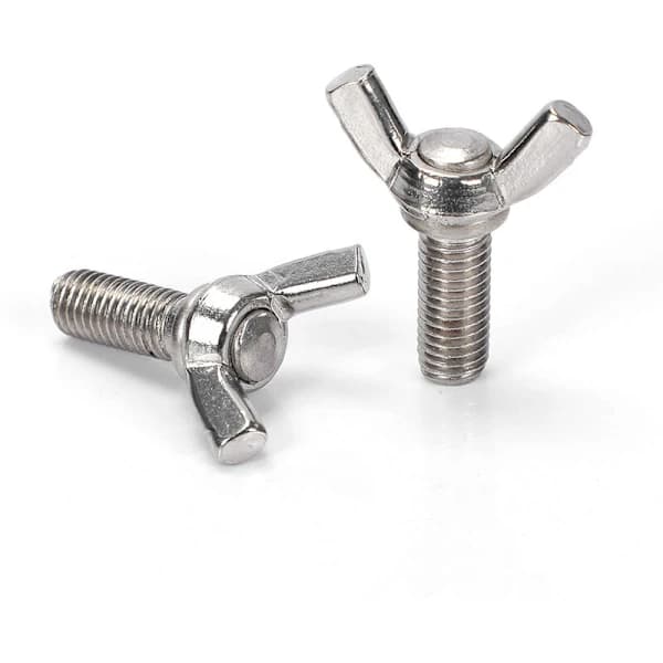 25 stk vingemutter M6 X25 mm vingeskrue med metrisk bolt 304 rustfritt stål