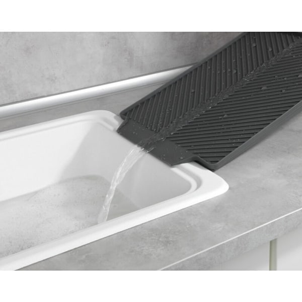 Avtorkningsmatta Linea Miko 40x30x3cm harmaa_QF