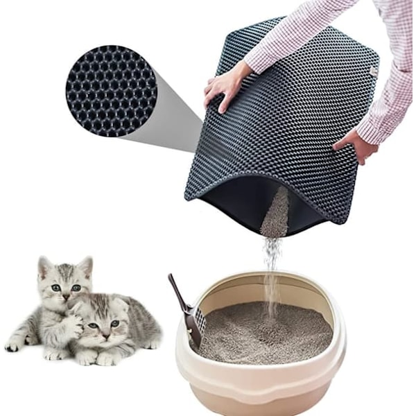 Smidig Kattlådematta, kattsandsmatta 50x40cm_qq