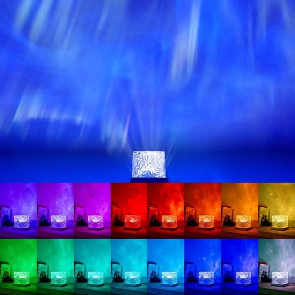 Oppladbar Northern Lights LED-projektor