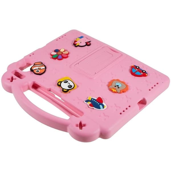 \"QD\" Apple iPad 10.9 2022 Gen 10 EVA Skum Stand Cover Etui - Pink