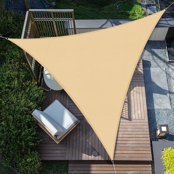 Trekant Solseil, 3x3x3m, UV-beskyttelse, for Hage/Terrasse/Utendørs