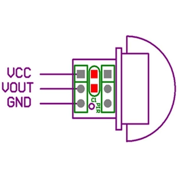 \"QD\" 3 st AM312 Mini Pyroelektrisk PIR Rörelsesensor Modul PIR Infraröd IR Sensor Kropp Rörelse Infraröd IR Detektor