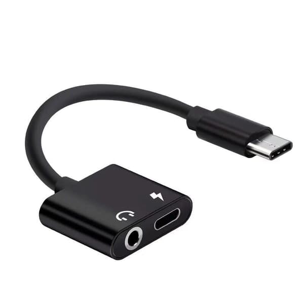 /QD/USB-C Adapter / Splitter USB-C & AUX-port
