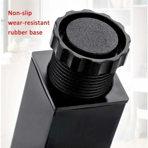 QU/4 x Justerbare Møbelben i Aluminiumlegering (5cm/2in), Sofaben, Kaffebordben, Servant Baderomsskap Føtter, 5