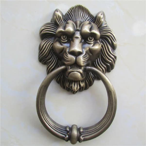 Dørhammer Løvehoved, Bronze