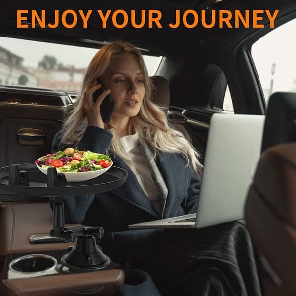 Ruokapöytä mukitelineellä Monitoiminen autoon asuntovaunuun veneeseen ..._qq