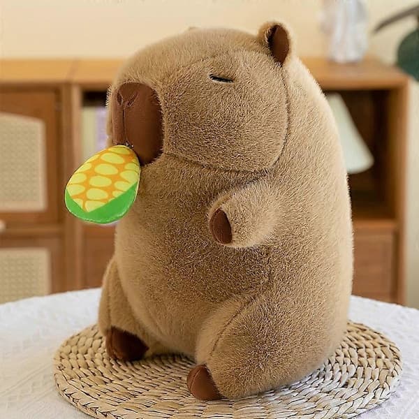 QU/Kapibara Pehmolelu Ruskea 30cm