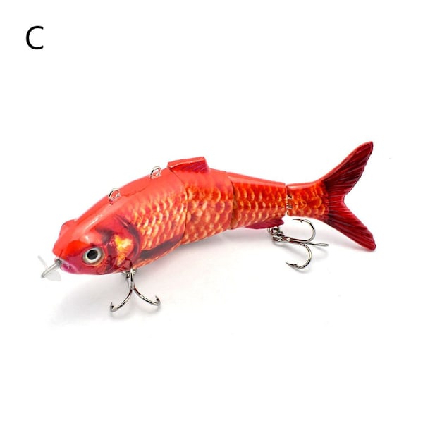 Självsimmande Fiskedrag USB Uppladdningsbart C