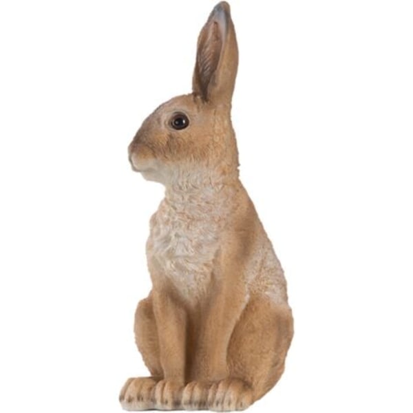 QQU-Sittande Hare Figur - L 11,2 x D 9 x H 23,9 cm - Polyresin - Fri Frakt