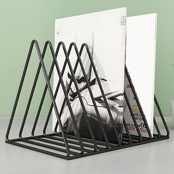 QD-Vinylplade CD-stativ Album Display Rack Multifunktionel Vertikal Europæisk Kunstsamling