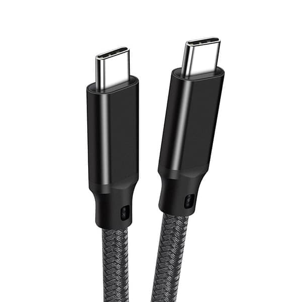 3M USB-C til USB-C hurtigopladningskabel - Sort