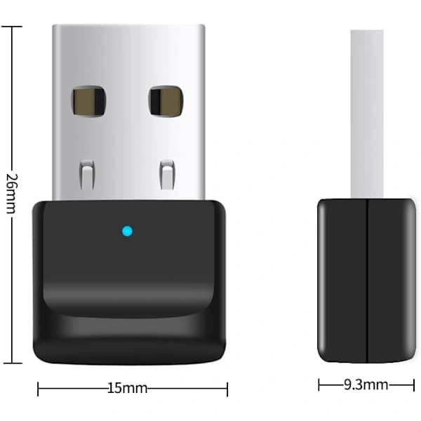 Bluetooth 5.0 -sovitin, plug and play USB Bluetooth PC-sovitin, Bl