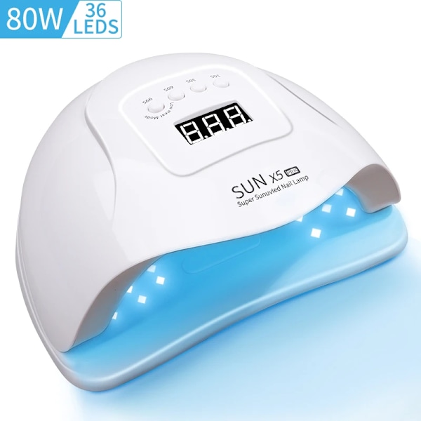 Negletørkerlampe for Negle UV Gellakk SUNX5 PLUS SUNX5 PLUS_QU SUNX5 PLUS EU