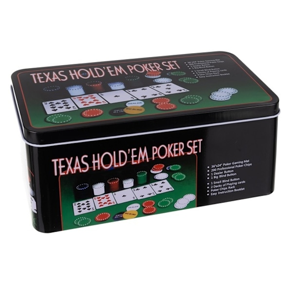 Pokerset / Texas Poker Set - 200 Marker