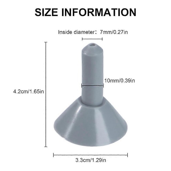 QD-10st Åskskyddshattar för Tältstänger, Isolering för Camping Tältstänger
