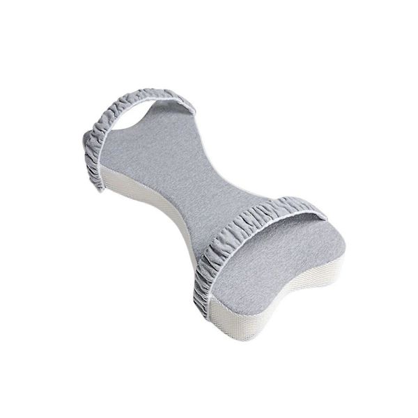 Memory Foam Benkudde Knäkudde Sidosovarkudde Grå