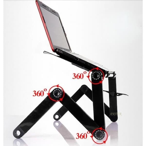 /QD/Multifunktionellt ergonomiskt bärbart mobilt bordsställ för kontorssängsoffa Bärbar hopfällbart bord för bärbar dator