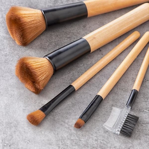 /QD/5x Makeupbørster i Træ