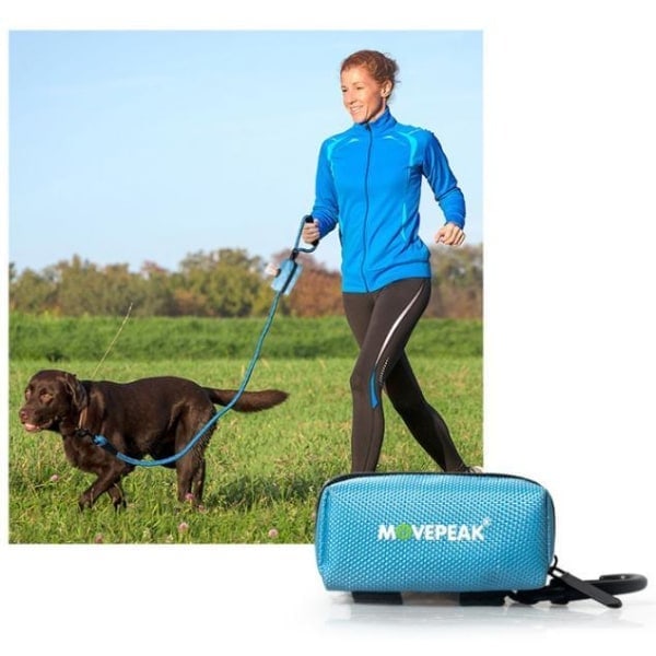 Movepeak Bärbar hundbajspåsehållare Svart Svart˜QD